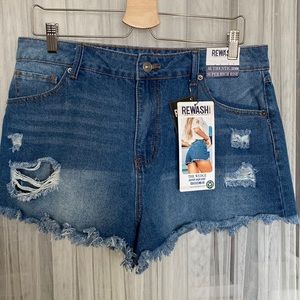 Rewash the brand denim shorts